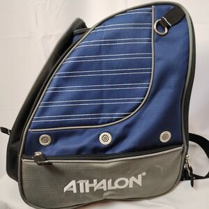 Athalon Youth Ski Snowboard Boot Helmet Bag Backpack Downhill Skiing (Navy)